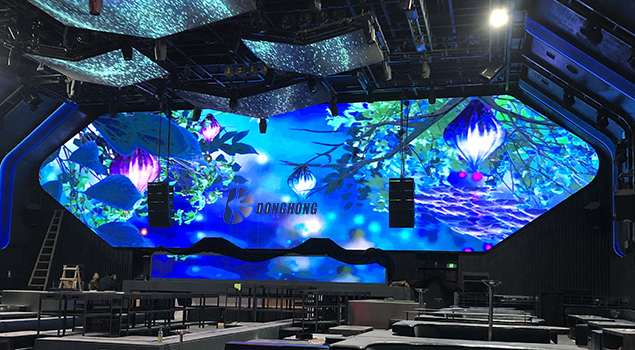 Captivate Customers with Vibrant LED Displays in Dynamic Bar Atmosphere